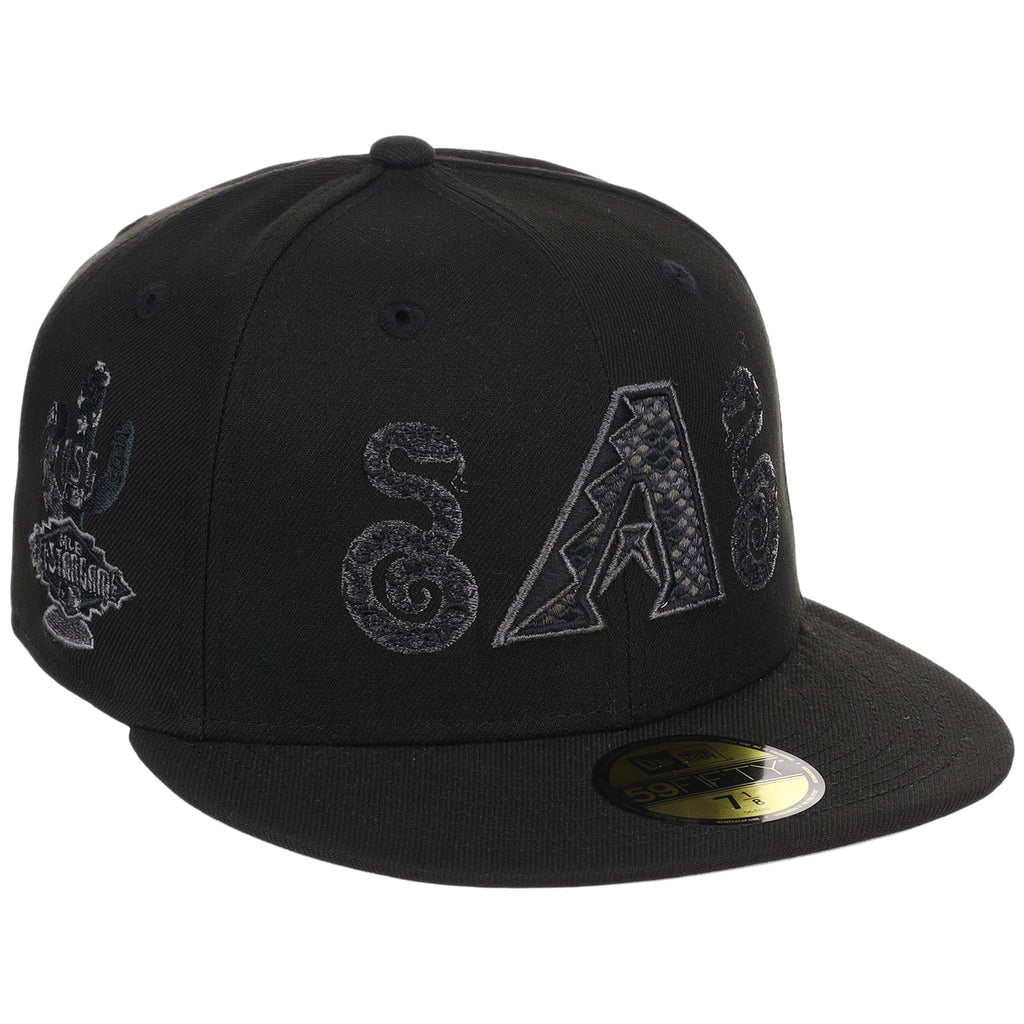 Arizona Diamondbacks Phoenix Crown the City New Era 59FIFTY (Black/Black)
