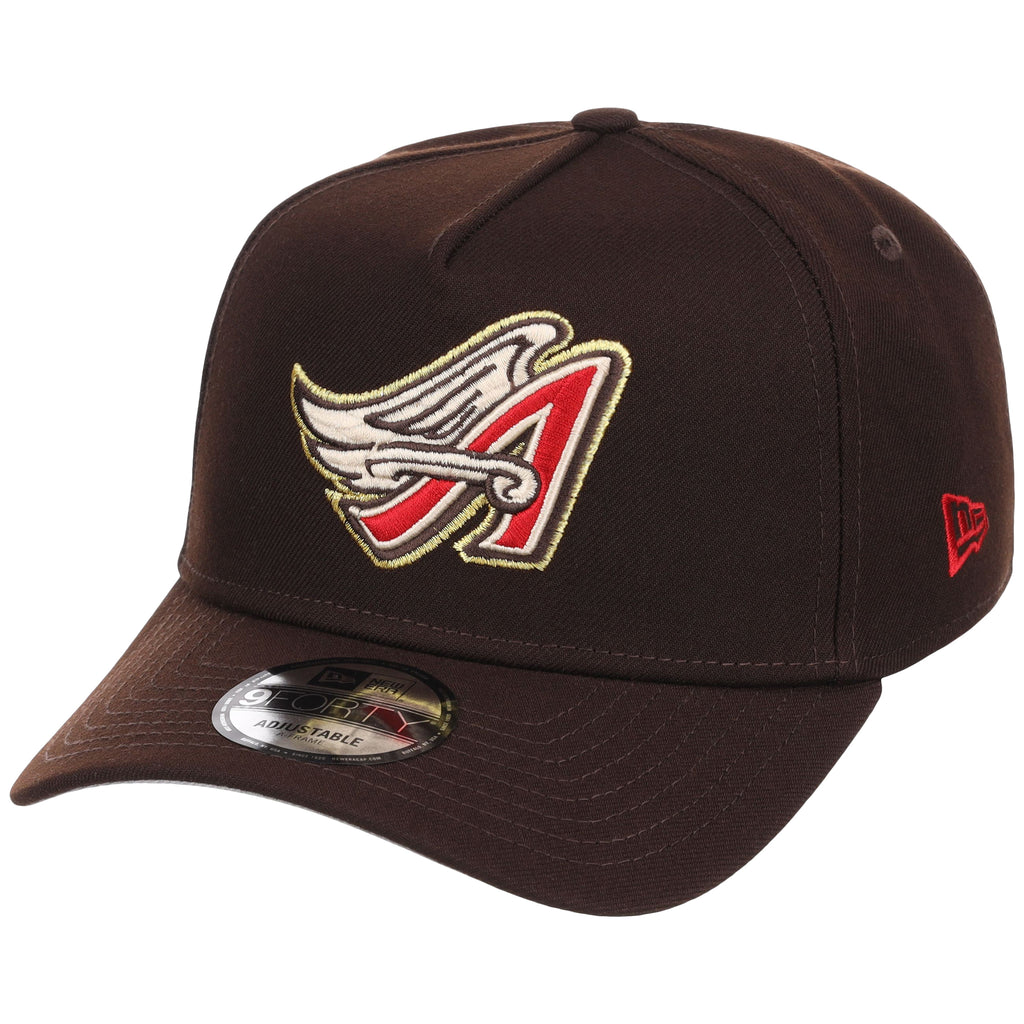 Anaheim Angels MLB Burnt Wood FASHION CORE New Era 9FORTY A-Frame