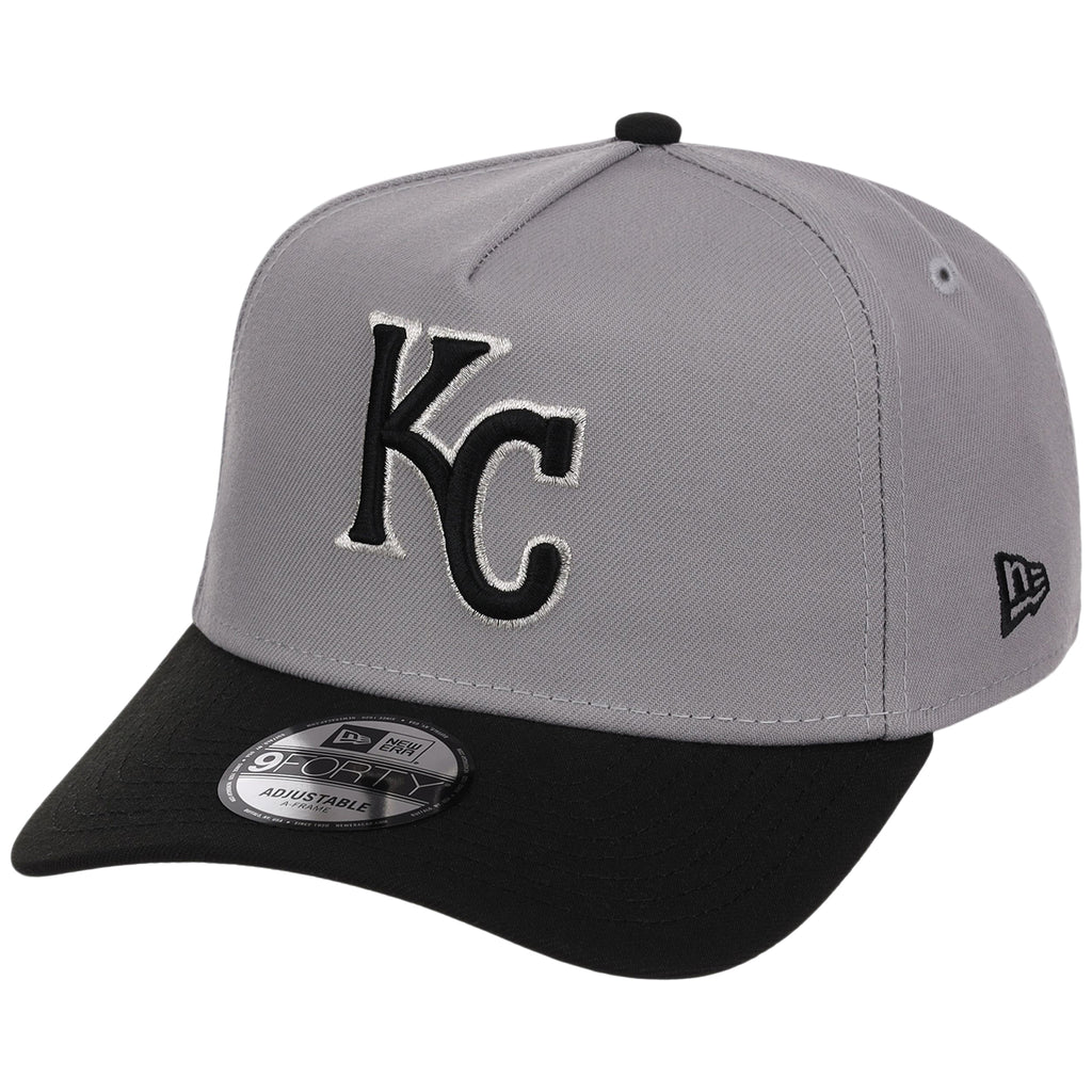 Kansas City Royals MLB Gray x Black FASHION CORE New Era 9FORTY A-Frame