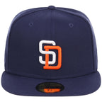 San Diego Padres MLB Cooperstown Authentic Collection New Era 59FIFTY (Navy/Navy)