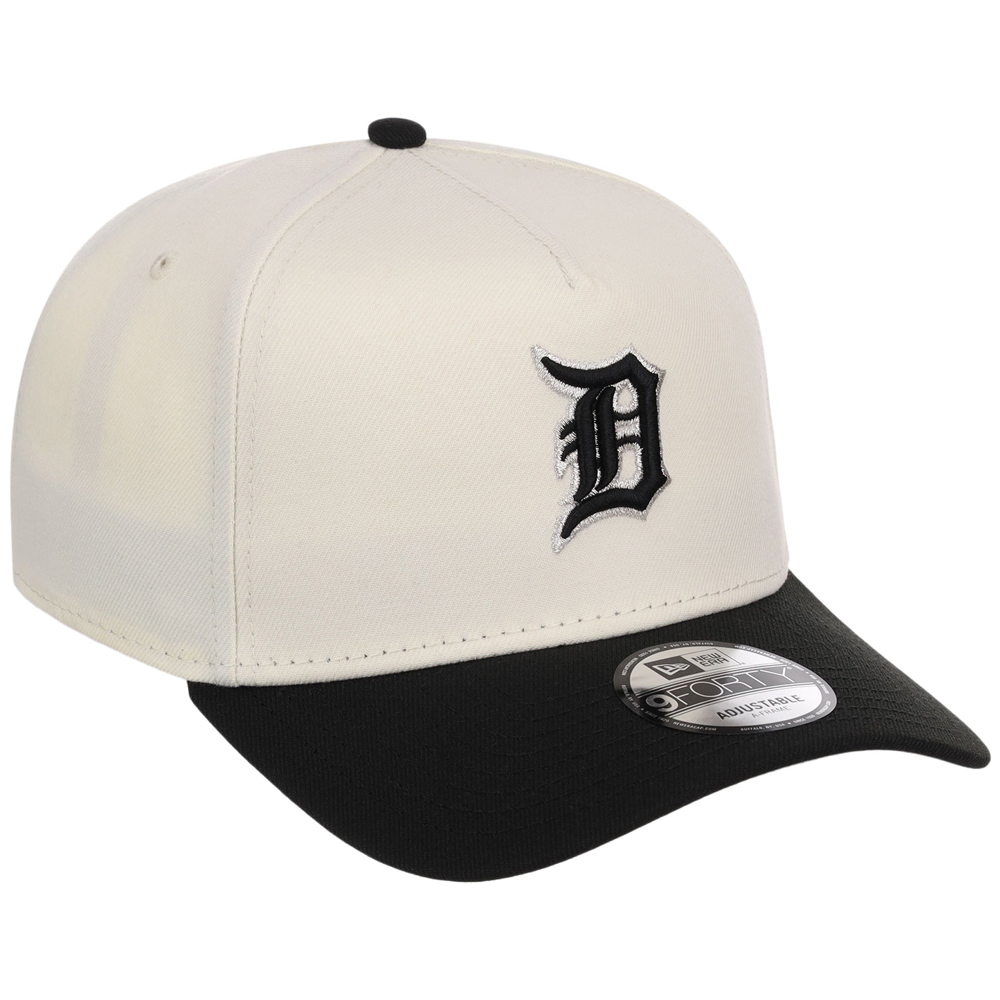 Detroit Tigers MLB Chrome x Black FASHION CORE New Era 9FORTY A-Frame