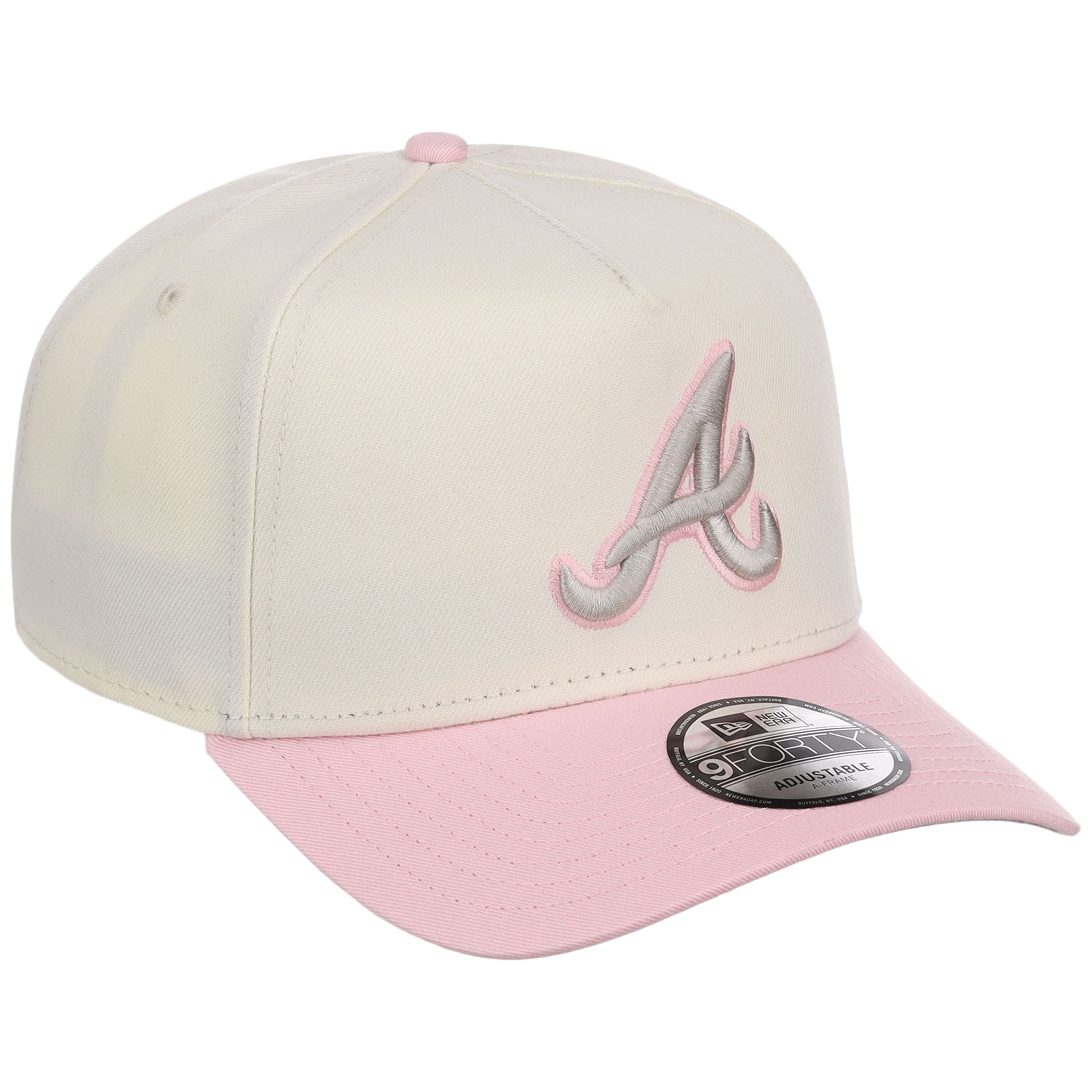 Atlanta Braves MLB Chrome x Pink FASHION CORE New Era 9FORTY A