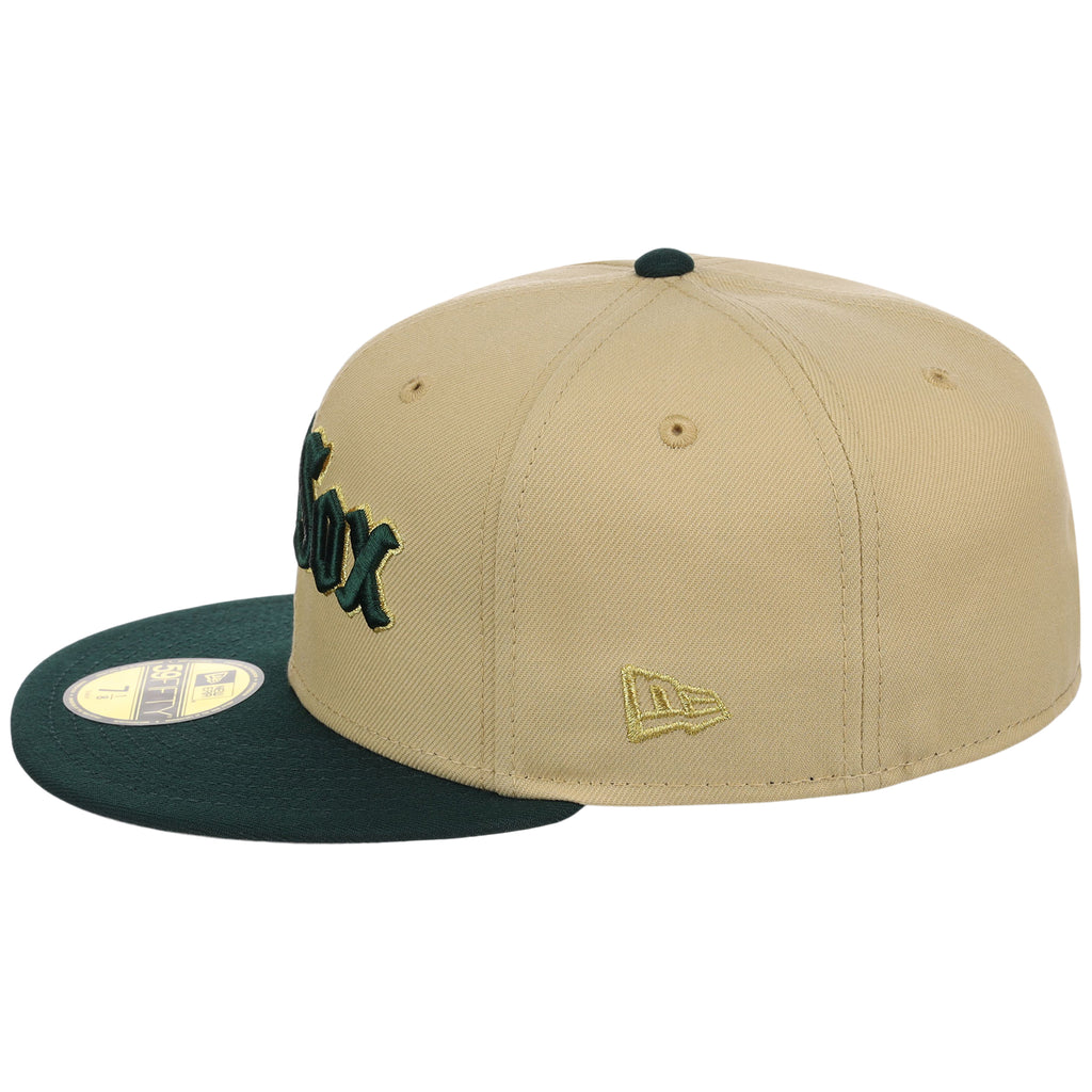 Boston Red Sox Variety New Era 59FIFTY (Gold/Dark Green)