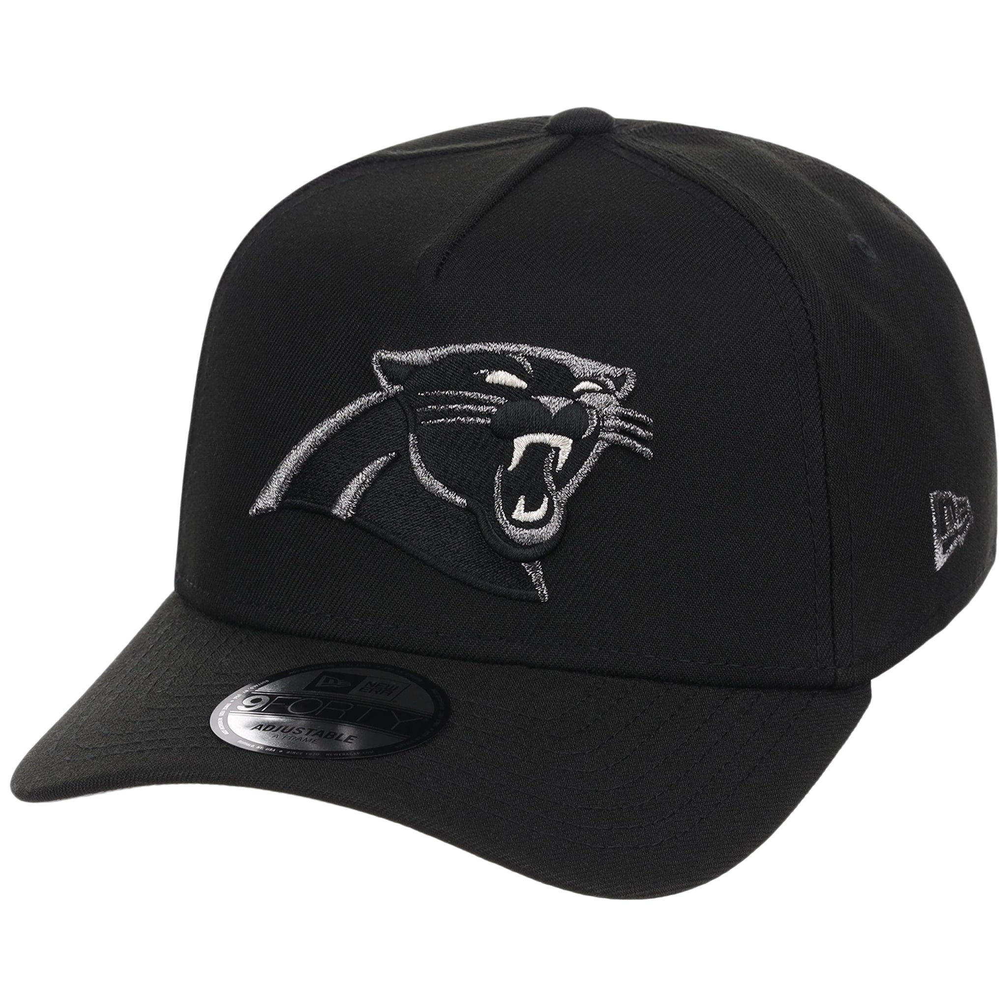 Carolina Panthers NFL Liquid Titanium New Era 9FORTY