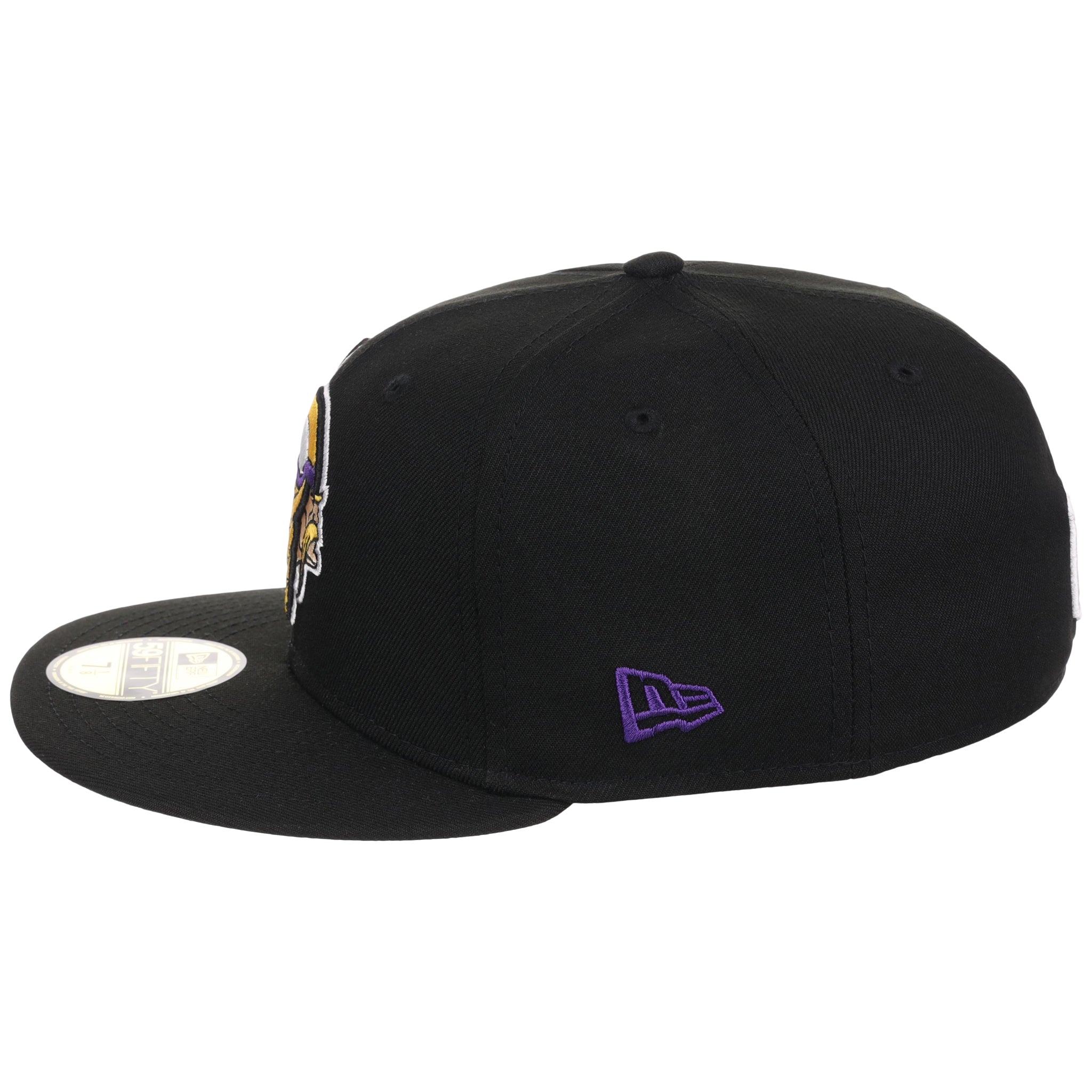 Minnesota Vikings NFL Black Dome New Era 59FIFTY