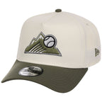 Colorado Rockies MLB Chrome Olive New Era 9FORTY