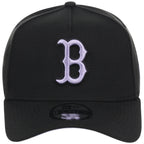 Boston Red Sox MLB Black x Lavender FASHION CORE New Era 9FORTY A-Frame