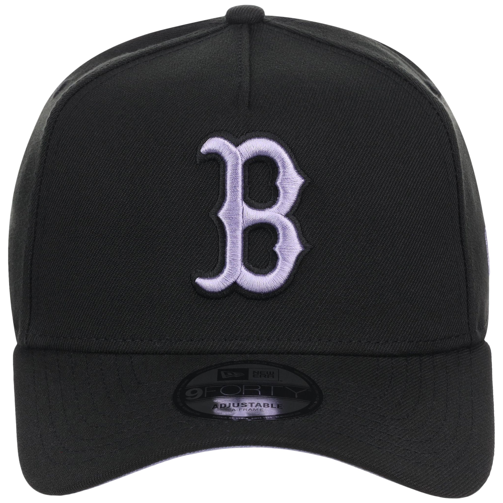 Boston Red Sox MLB Black x Lavender FASHION CORE New Era 9FORTY A-Frame