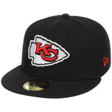 Kansas City Chiefs NFL Black Dome New Era 59FIFTY