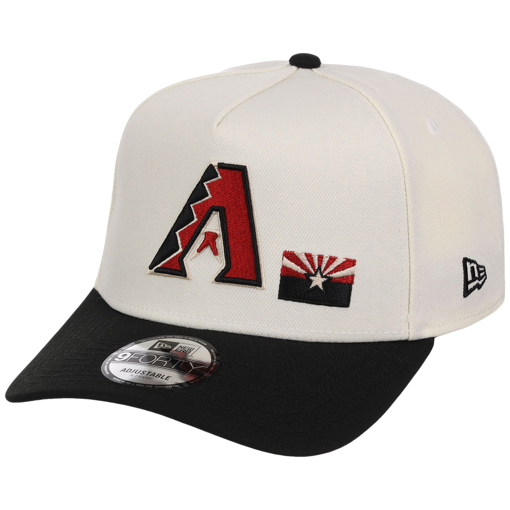 Arizona Diamondbacks Phoenix Crown the City New Era 9FORTY A-Frame (Chrome/Black)