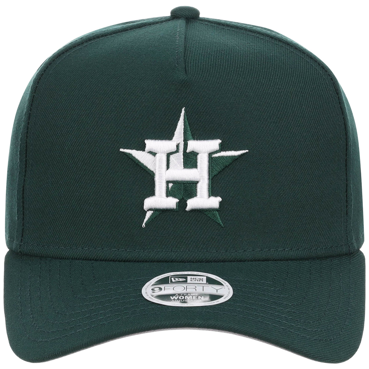 Houston Astros Women's New Era 9FORTY Dark Green A-Frame