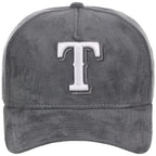 Texas Rangers MLB Gray x Suede FASHION CORE New Era 9FORTY A-Frame