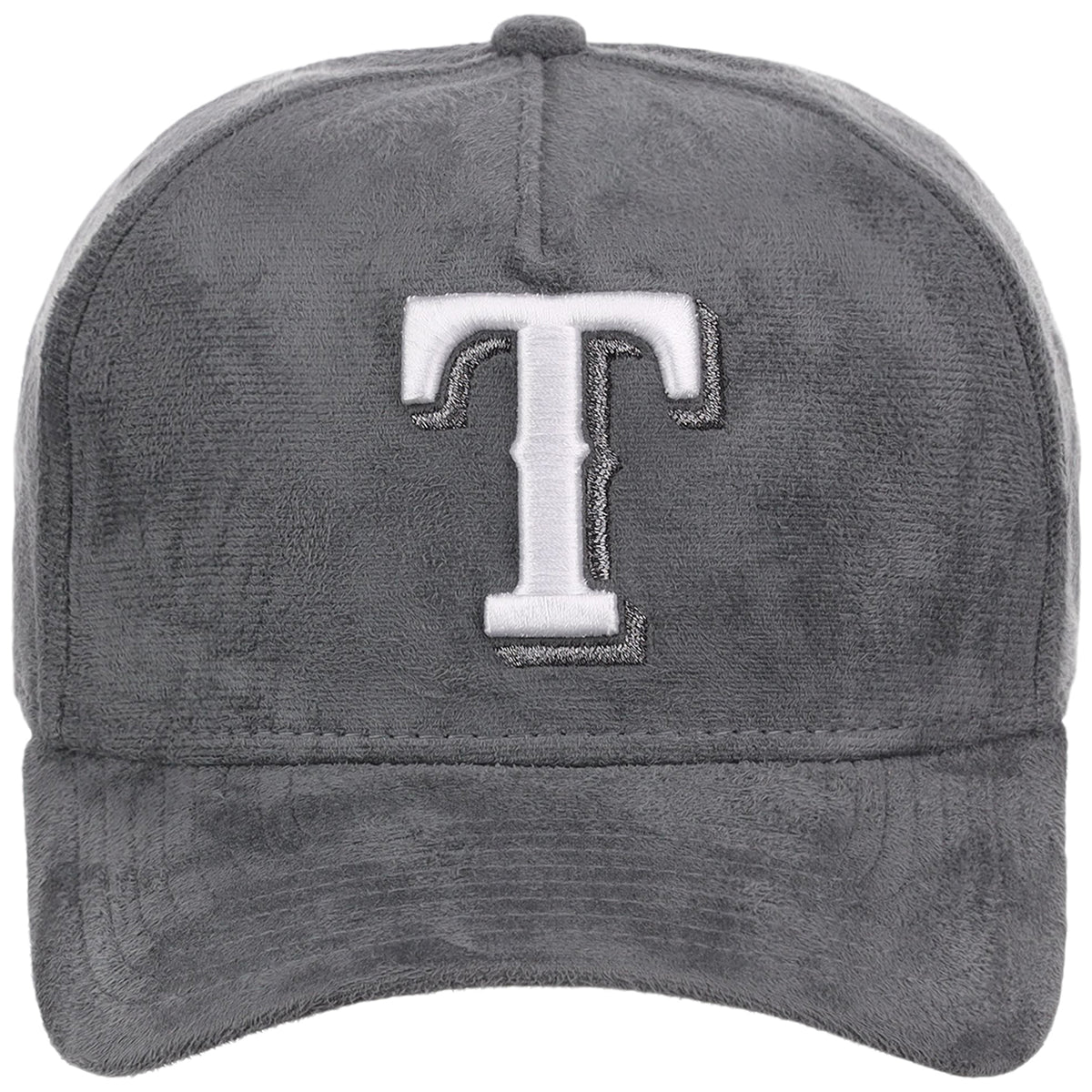 Texas Rangers MLB Gray x Suede FASHION CORE New Era 9FORTY A-Frame