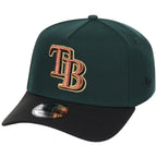 Tampa Bay Rays MLB Dark Green x Black FASHION CORE New Era 9FORTY A-Frame