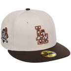Los Angeles Dodgers Cow Fill (Cream/Brown) Lids HD LA Pack