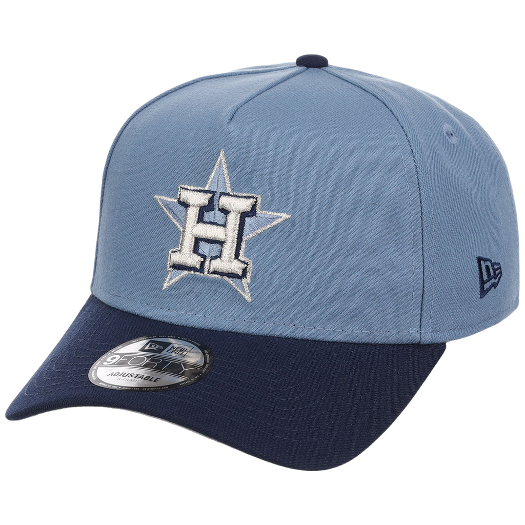 Houston Astros MLB Faded Blue x Navy FASHION CORE New Era 9FORTY A-Frame