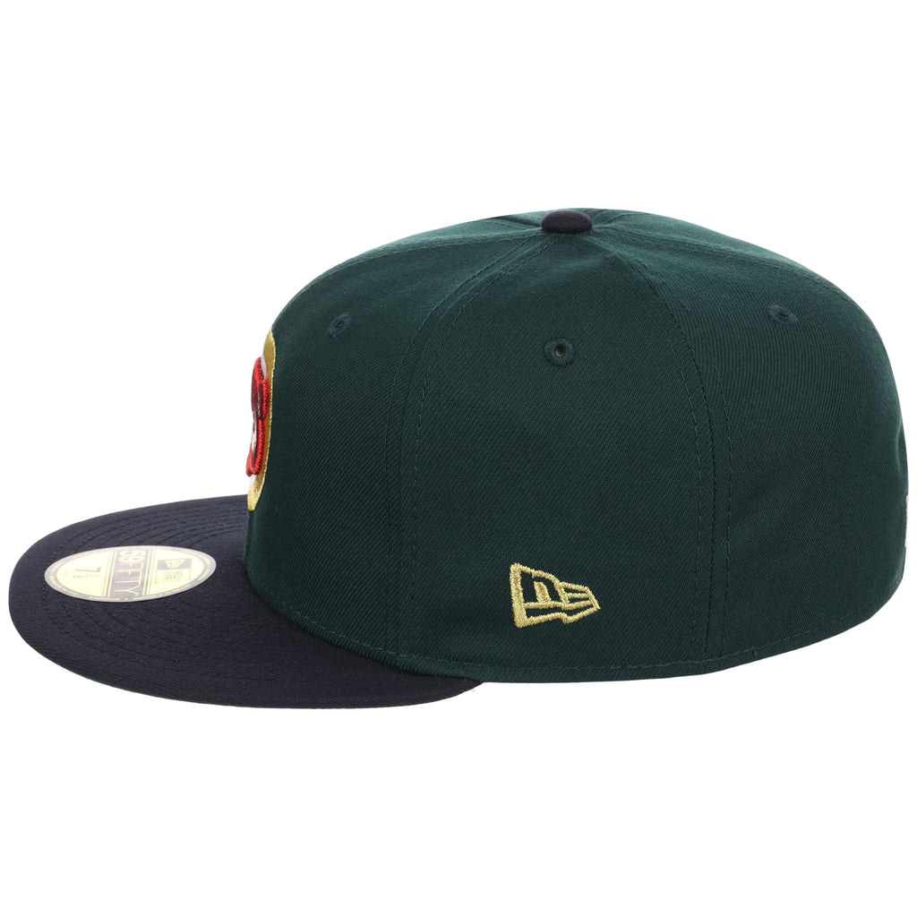 Chicago Cubs Northside Chicago Crown the City New Era 59FIFTY (Dark Green/Navy)