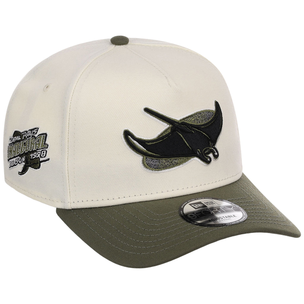 Tampa Bay Rays MLB Chrome Olive New Era 9FORTY