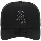 Chicago White Sox MLB Black x Pewter FASHION CORE New Era 9FORTY A-Frame
