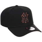 New York Yankees MLB Black x Rust FASHION CORE New Era 9FORTY A-Frame