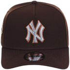 New York Yankees MLB Frosted Bark New Era 9FORTY A-Frame
