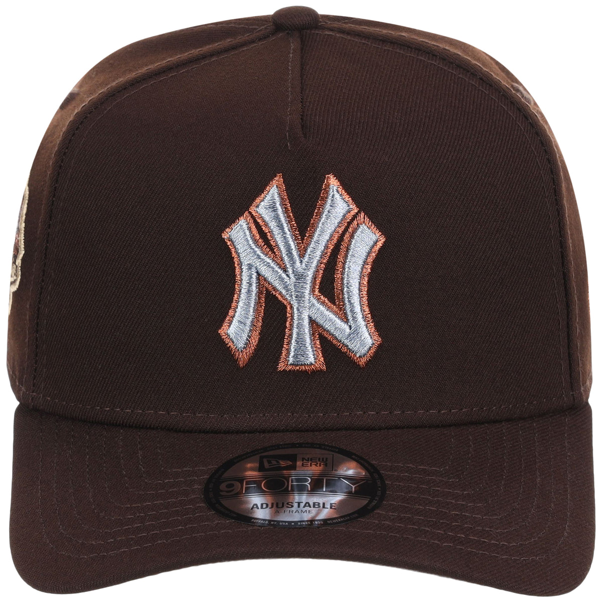 New York Yankees MLB Frosted Bark New Era 9FORTY A-Frame