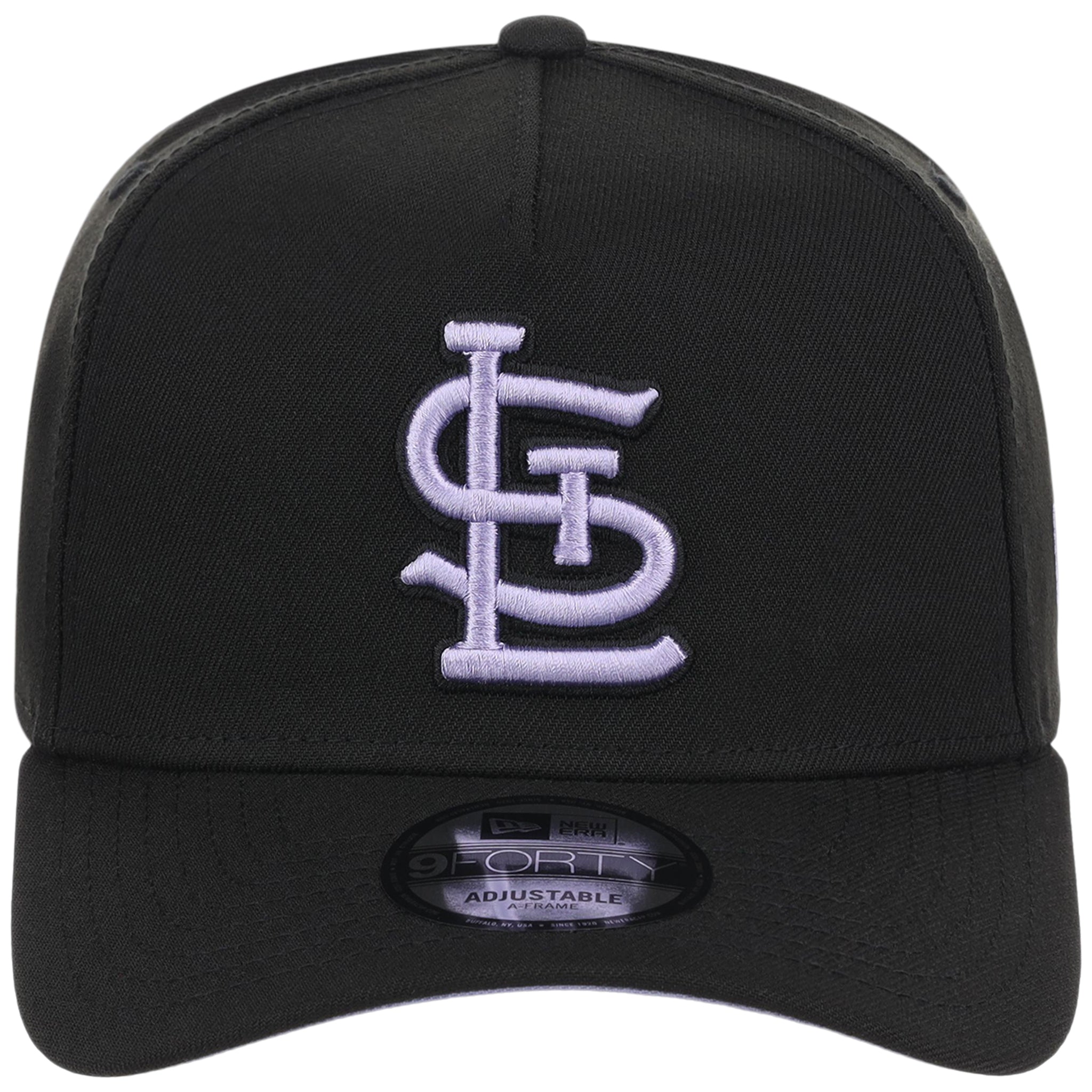 St. Louis Cardinals MLB Black x Lavender FASHION CORE New Era 9FORTY A-Frame