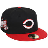 Cincinnati Reds MLB Flipmode 2.0 New Era 59FIFTY (Black/Red/Gray)