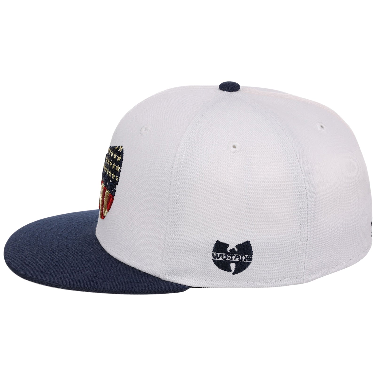Wu-Tang Americana Fitted (White/Navy) – LidsHatDrop