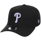 Philadelphia Phillies MLB Black x Lavender FASHION CORE New Era 9FORTY A-Frame