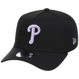 Philadelphia Phillies MLB Black x Lavender FASHION CORE New Era 9FORTY A-Frame