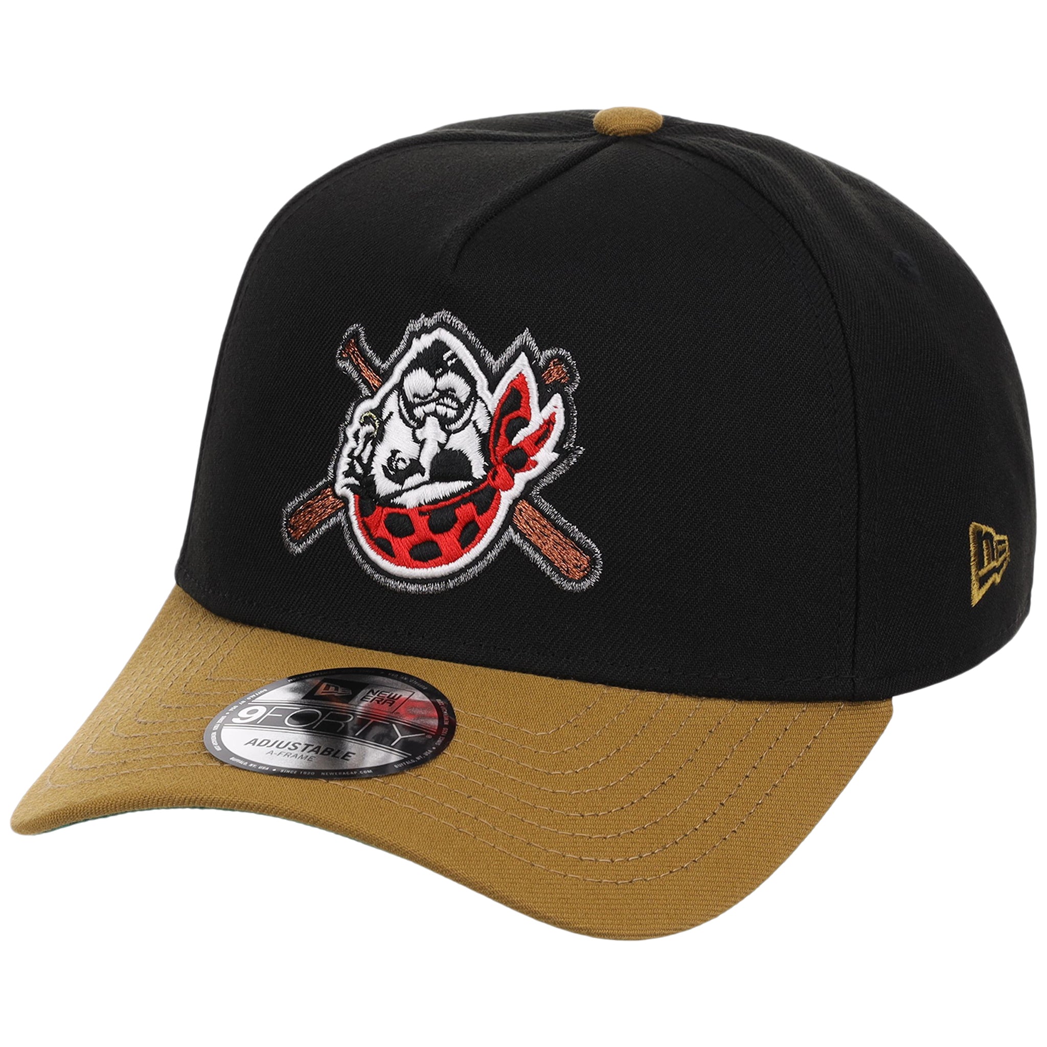 Pittsburgh Pirates MLB Flipmode 2.0 New Era 9FORTY A-Frame (Black/Gold/Gray)