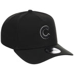 Chicago Cubs MLB Black x Pewter FASHION CORE New Era 9FORTY A-Frame