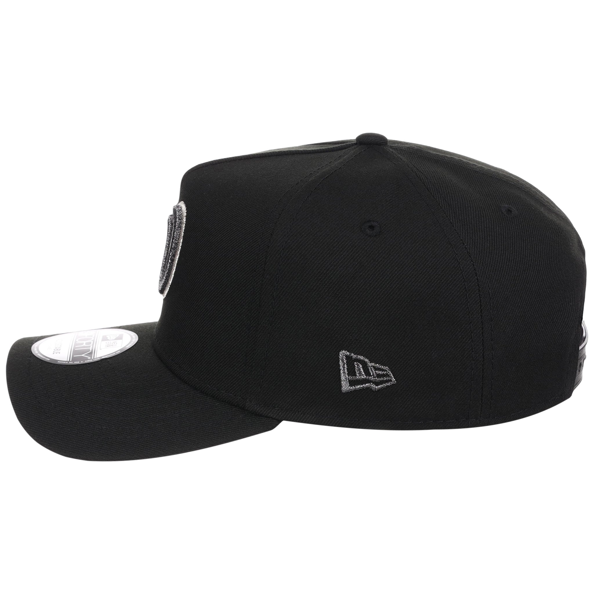 Washington Nationals MLB Liquid Titanium New Era 9FORTY A-Frame