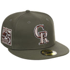 Colorado Rockies MLB Olive Alloy New Era 59FIFTY