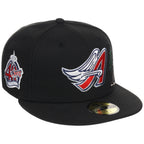 Anaheim Angels Crown the City New Era 59FIFTY Palm Tree (Black/Black/Gray) 1