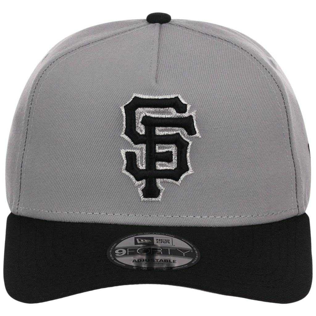 San Francisco Giants MLB Gray x Black FASHION CORE New Era 9FORTY A-Frame