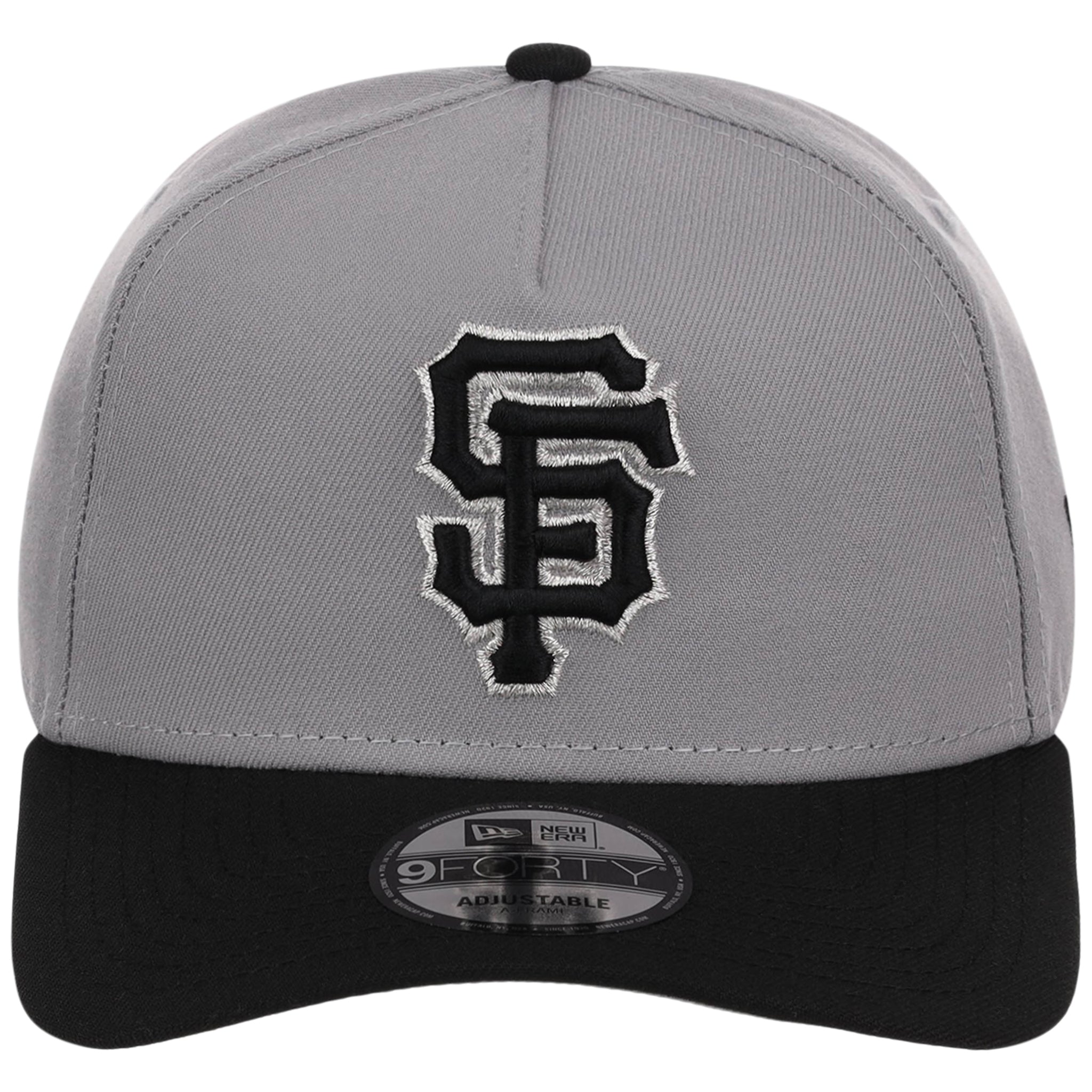 San Francisco Giants MLB Gray x Black FASHION CORE New Era 9FORTY A-Frame