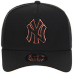New York Yankees MLB Black x Rust FASHION CORE New Era 9FORTY A-Frame