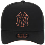 New York Yankees MLB Black x Rust FASHION CORE New Era 9FORTY A-Frame