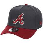 Atlanta Braves MLB Graphite x Cardinal FASHION CORE New Era 9FORTY A-Frame