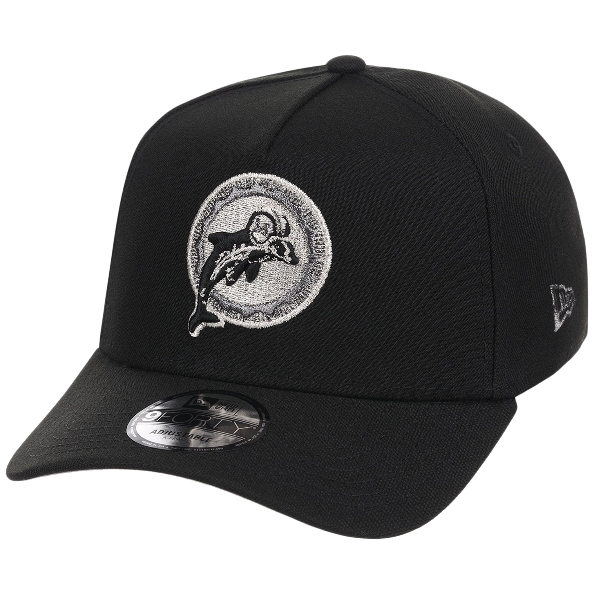 Miami Dolphins NFL Liquid Titanium New Era 9FORTY