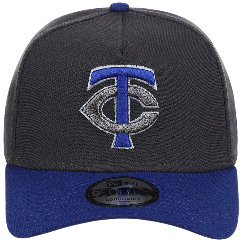 Minnesota Twins MLB Graphite x Royal FASHION CORE New Era 9FORTY A-Frame