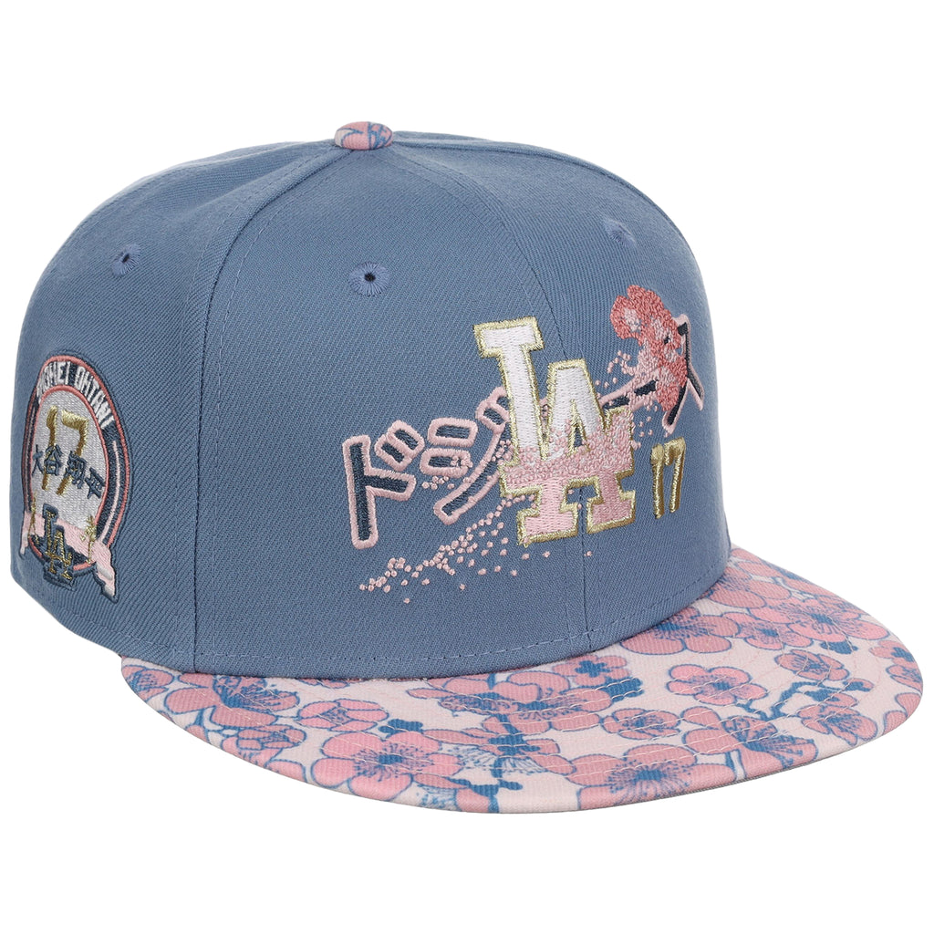 Los Angeles Dodgers Pacific Canvas New Era 59FIFTY (Indigo/Floral)