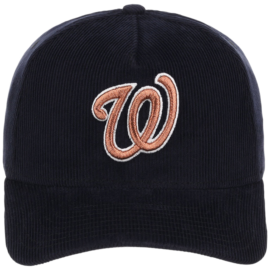 Washington Nationals MLB Navy Cord FASHION CORE New Era 9FORTY A-Frame