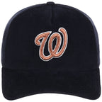 Washington Nationals MLB Navy Cord FASHION CORE New Era 9FORTY A-Frame