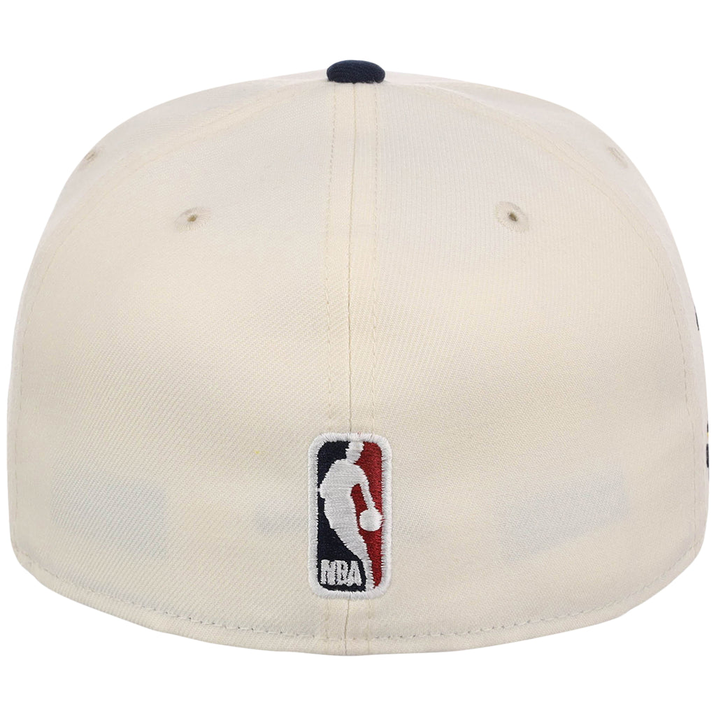 Indiana Pacers NBA Chrome OTC New Era 59FIFTY (Chrome/Navy)