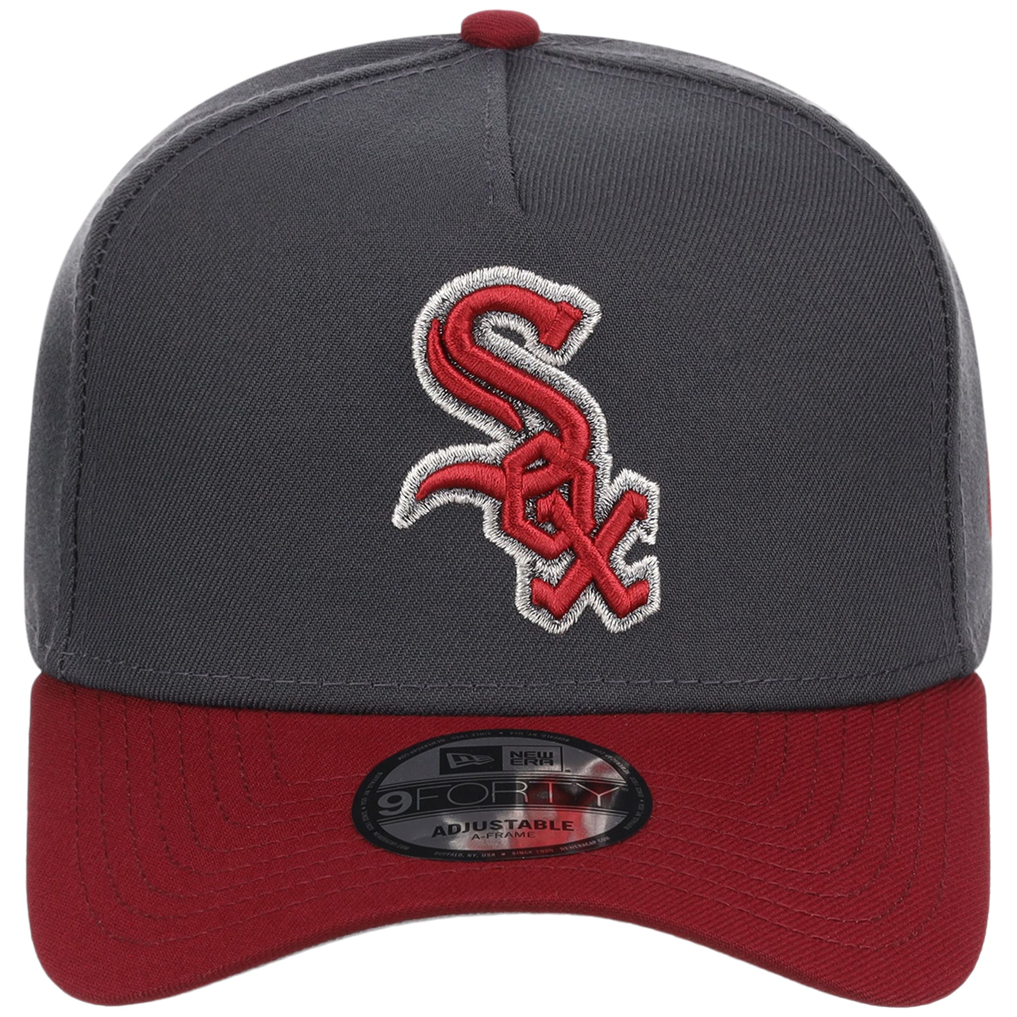 Chicago White Sox MLB Graphite x Cardinal FASHION CORE New Era 9FORTY A-Frame