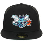 Charlotte Hornets NBA Black Dome New Era 59FIFTY
