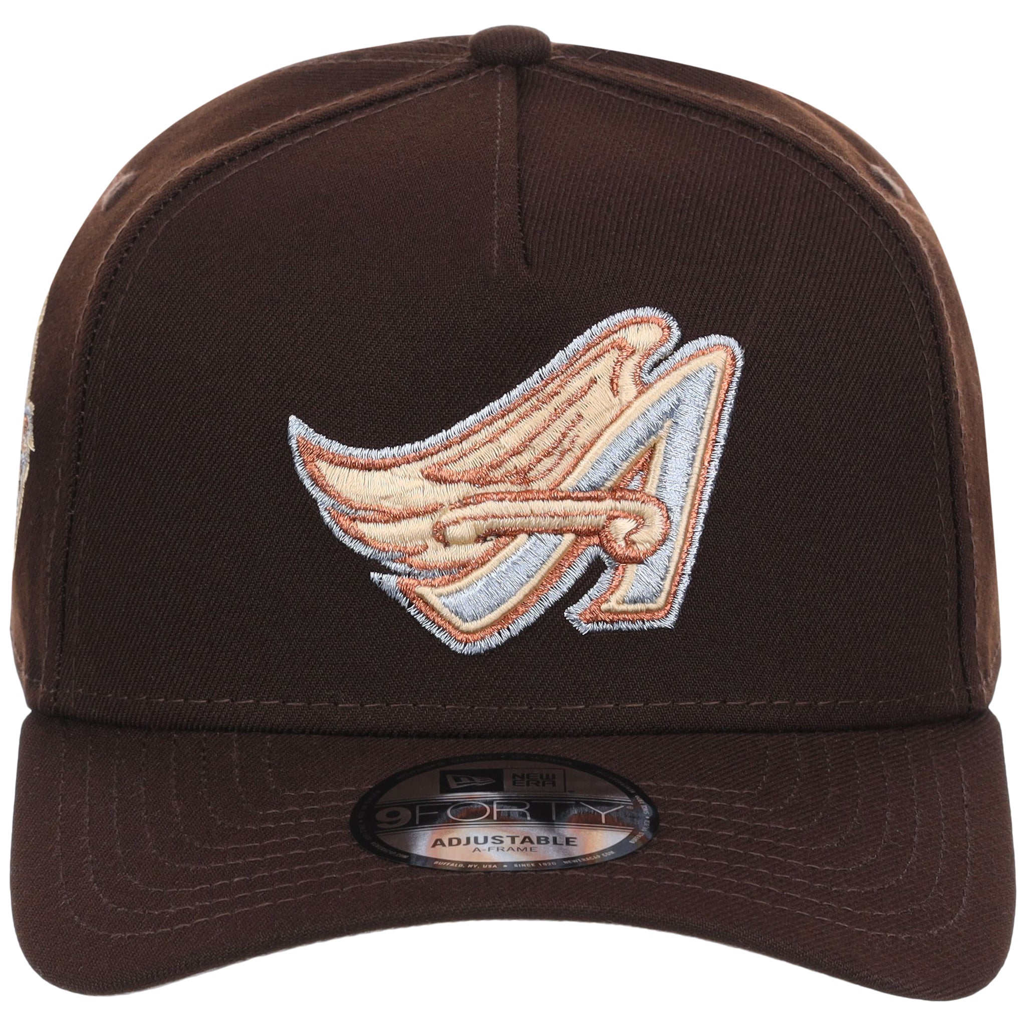 Anaheim Angels MLB Frosted Bark New Era 9FORTY A-Frame